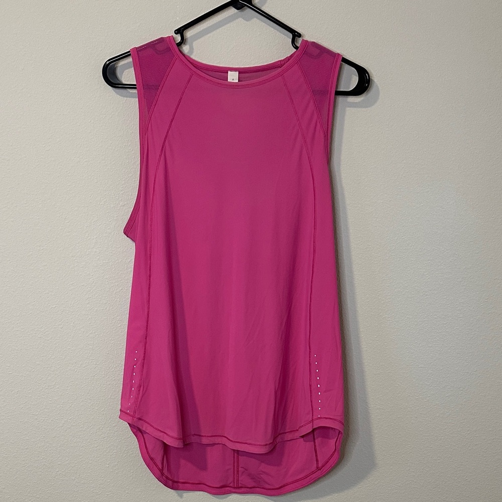 Lululemon Sculpt Women's Pink Sleeveless Top size 8